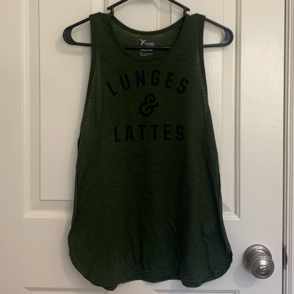 Old Navy Active Go Dry Green Exercise Tank